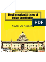 Important Articles of The Indian Constitution