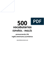 500 Vocab IPA Muestra PDF