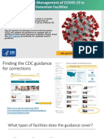 CDC Managing COVID19 in Correctional Detention