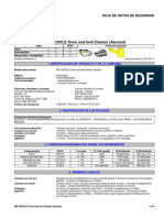 Hoja de Datos de Seguridad Hmis Mr. Musc