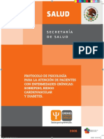 Protocolo de Psicología para La Atención de Pacientes Con Enfermedades Crónicas - Cardiovascular y Diabetes PDF