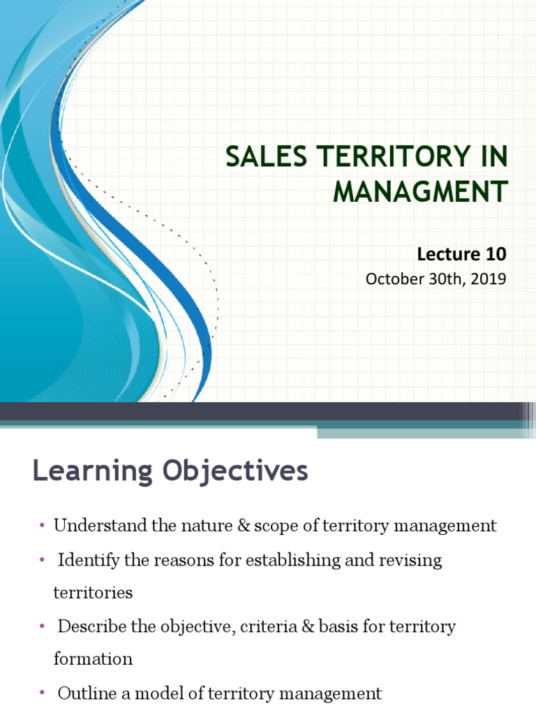 Sales Territory Management Overview | PDF | Sales | Business