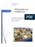 Minerales no metálicos
