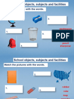 School - Objects, - Subjects - and - Facilities PP