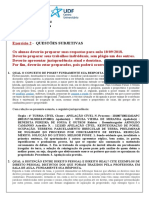 Questões sobre posse, direitos reais e pessoais e propriedade