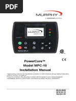 Powercore Model Mpc-10 Installation Manual: 00-02-0938 2016-02-19 Section 40