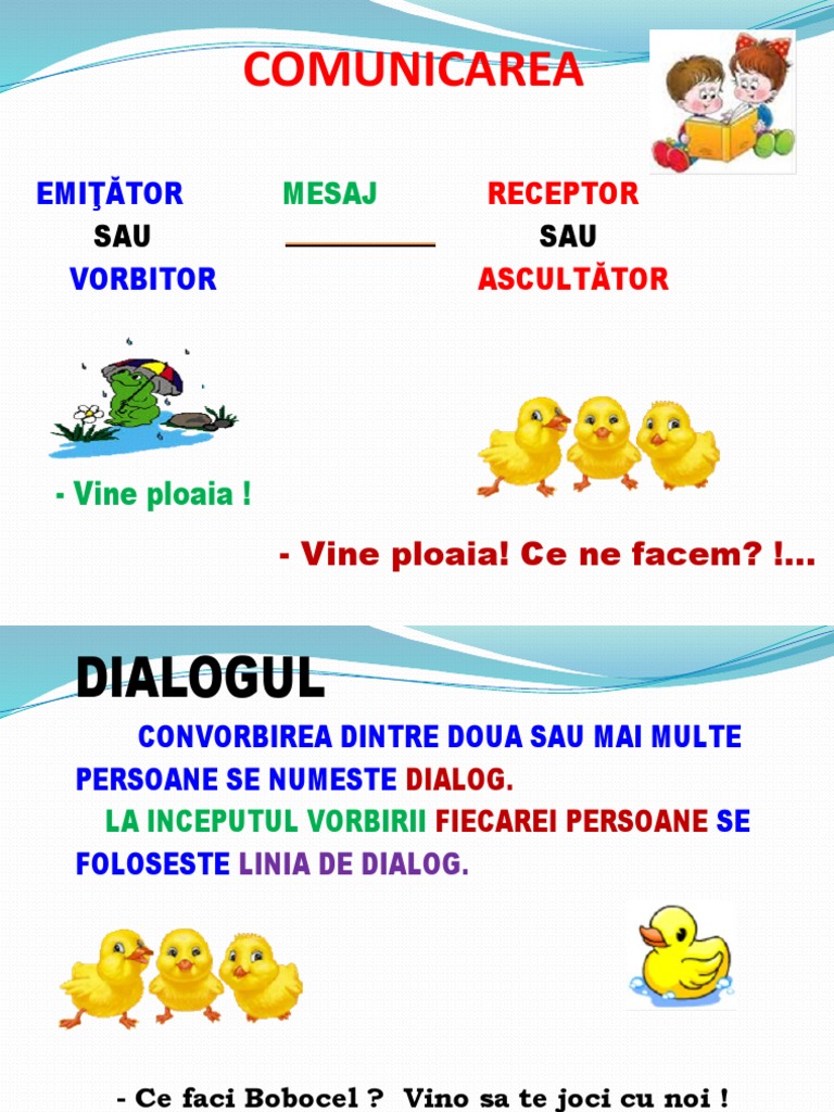 Dialogul Clasa 2 | PDF