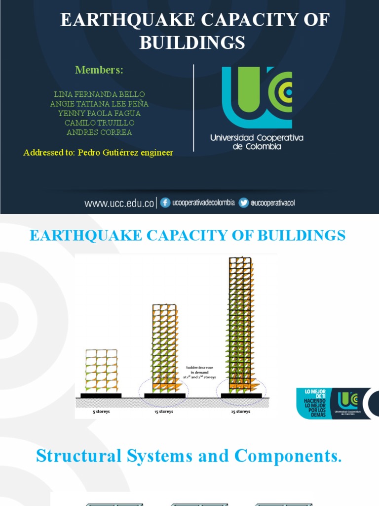 Earthquake Capacity in Building Structures | PDF