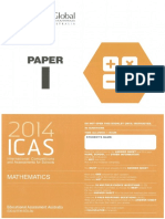 ICAS Maths Paper I NZ Year12 2014 - With - Answer PDF