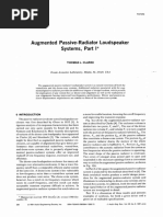 Augmented Passive Radiator Loudspeaker Systems, Part 1 PDF