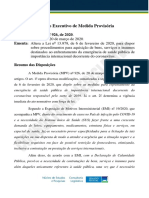 Medida Provisória nº 926, de 2020.