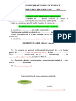 Draft Decizie Numire in Functie Publica PDF