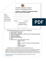 2020 Financial Assistance Application Form PDF