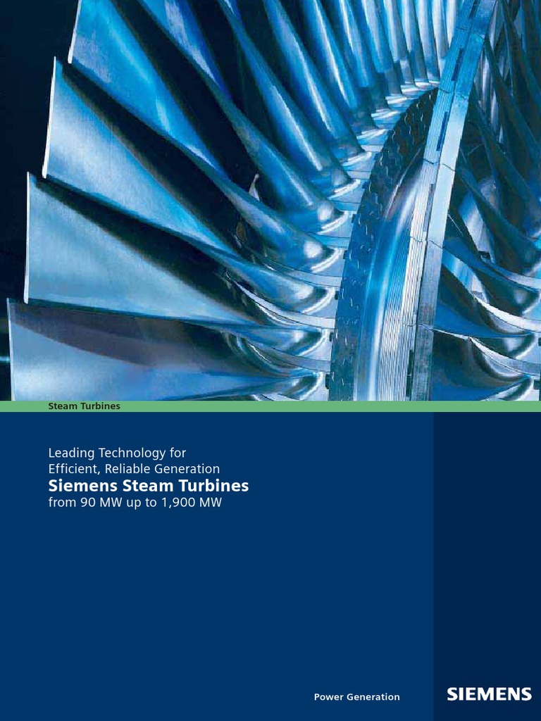 Siemens Big SST - Overview PDF | PDF | Steam Engine | Gas Turbine