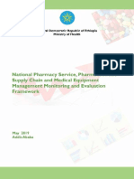 National Pharmacy Service - Pharmaceuticals Supply Cain and Media Equipment Managment Monitering and Evaluation Framework PDF