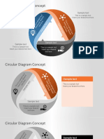 Circular Diagram Concept: Sample Text Sample Text
