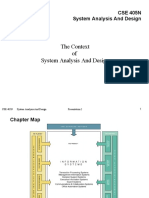 The Context of System Analysis and Design