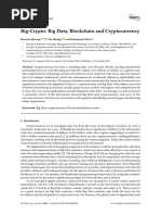 Big-Crypto: Big Data, Blockchain and Cryptocurrency: Hossein Hassani, Xu Huang and Emmanuel Silva