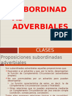 5 - Clases Proposiciones Subordinadas Adverbiales