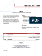 Technical Data Sheet: Trunnion Block Friction Modifier