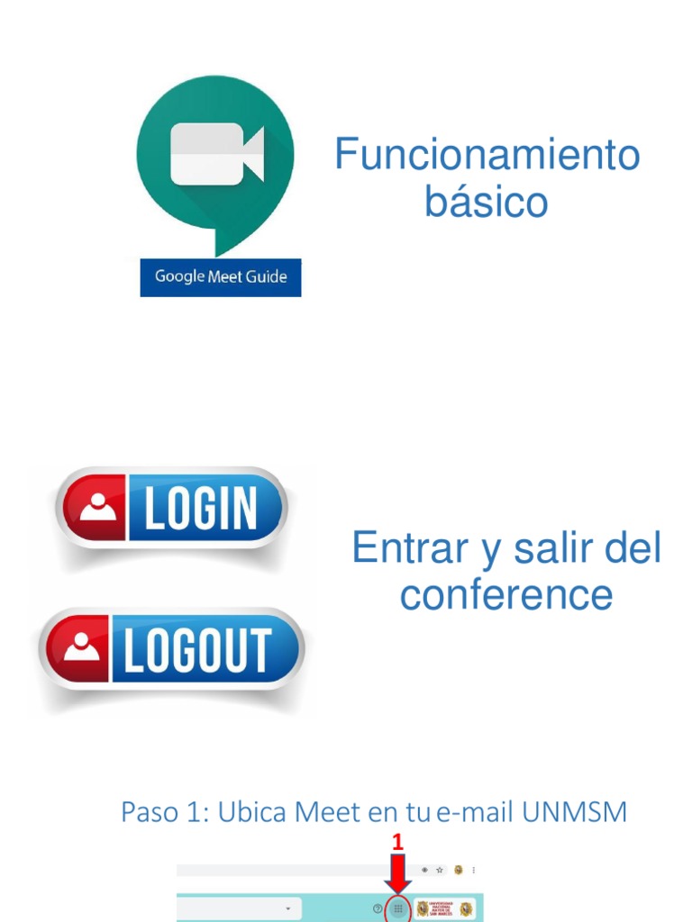 Guía para usar Google Meet en clases | PDF | Wifi | Teléfonos móviles