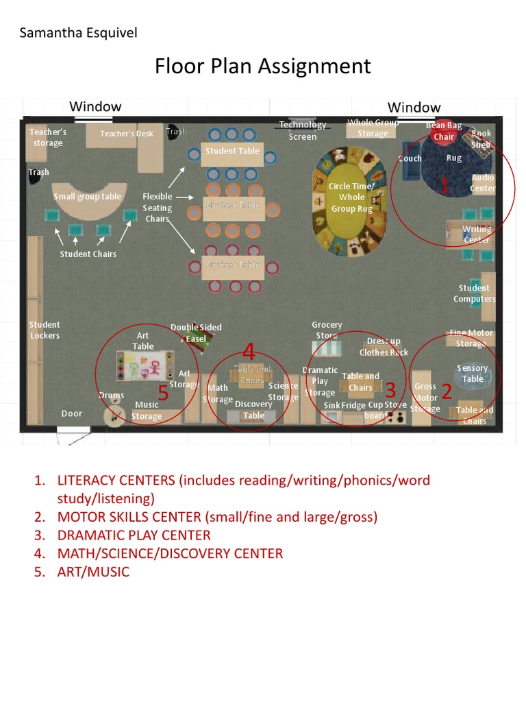 Classroom Floor Plan | PDF | Desk | Classroom