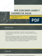 Corte láser y chorro de agua: procesos, ventajas y aplicaciones