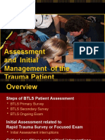 Assessment and Initial Management of The Trauma Patient: Courtesy of BTLS Ontario