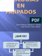 Patologias en Parpadose