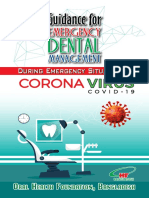 Guidance for Emergency Dental Management During Emergency Situation of Coronavirus Disease 2019 (Covid-19)