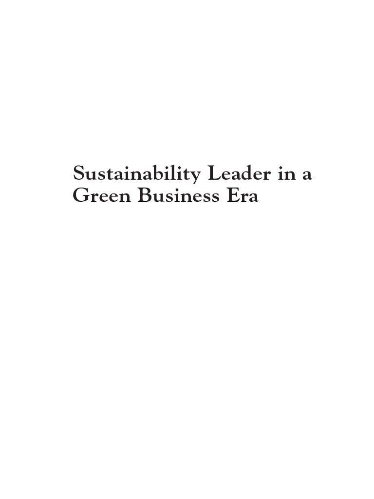 Chapter 1 Pdf Sustainability Sustainable Business