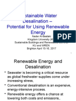 Sustainable Water Desalination Bahrain 2017