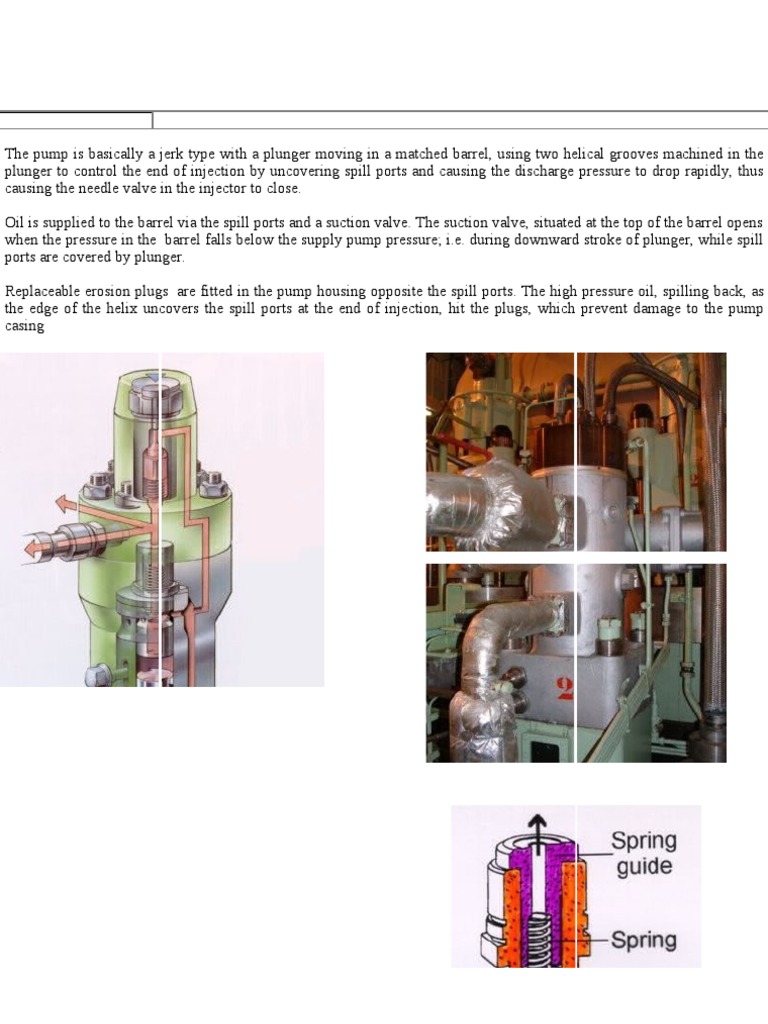 Man b&w Mc Engine Vit Fuel Pump Pump Valve