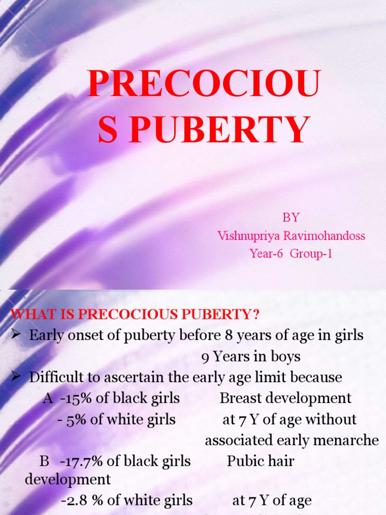 Understanding Precocious Puberty | PDF | Puberty | Animal Anatomy