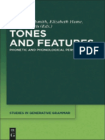 (Studies in Generative Grammar 107) John A. Goldsmith - Tones and Features Phonetic and Phonological Perspectives (2011, Mouton de Gruyter) PDF