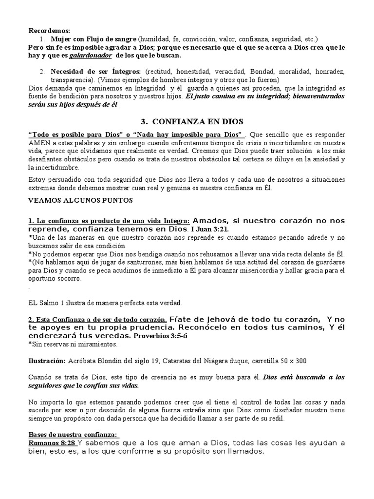 Confianza y Integridad en Dios | PDF | Salmos | Verdad