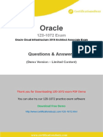 Oracle Cloud Infrastructure Architect Associate Practice Questions