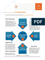 PortersFiveForcesWorksheet Supermarkets Adobe