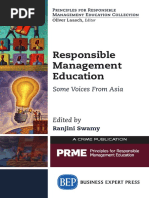 Responsible Management Education - Ranjini Swamy