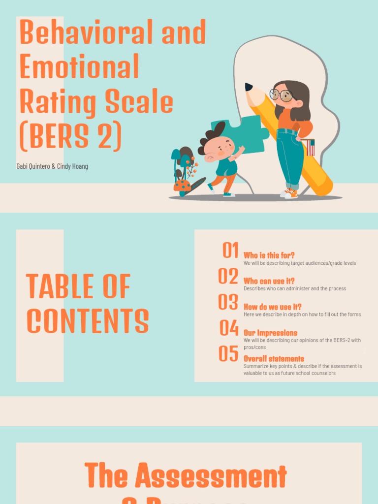 Behavioral and Emotional Rating Scale Bers 2 | PDF | Psychometrics ...