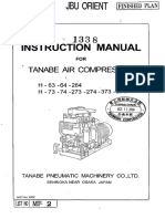 Instruction Manual For Tanabe Main Air Compressor
