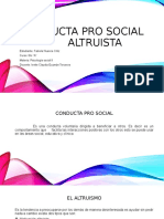Conducta Pro Social Altruista