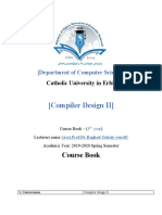 Course Book Compiler Design