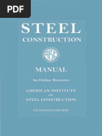 Aisc 15th Steel Construction Manual Pdf Economics Economic Sectors