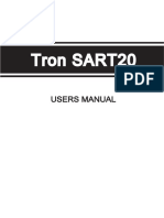 Tron SART20 Tron SART20: Users Manual Users Manual