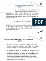 RTD: Resistencia vs Temperatura