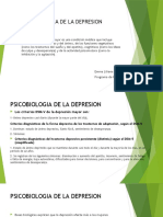 Psicobiologia de La Depresion