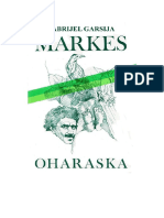 Gabriel Garcia Marques - Oharaska 