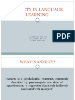 Anxiety in Language Learning