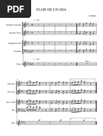 FLOR de UN DIA - Partitura y Partes